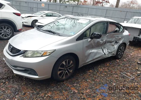 2014 Honda Civic Ex from USA, damaged, VIN 19XFB2F89EE200161